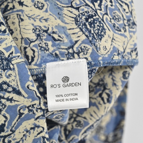 TUCKERNUCK Ros Garden Embroidered Dress Size S Cottagecore Peasant Floral Cotton - Picture 9 of 14